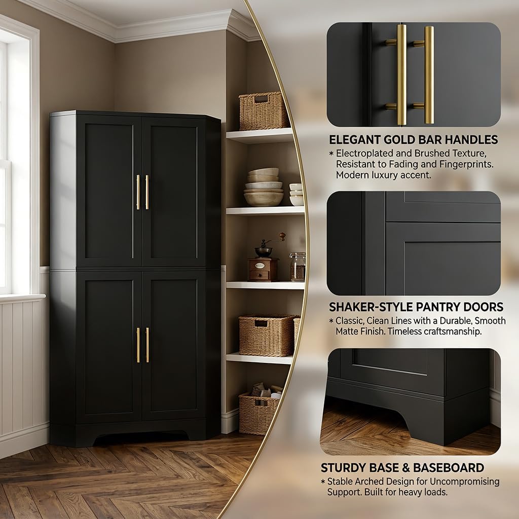 Tall Metal Corner Pantry Cabinet