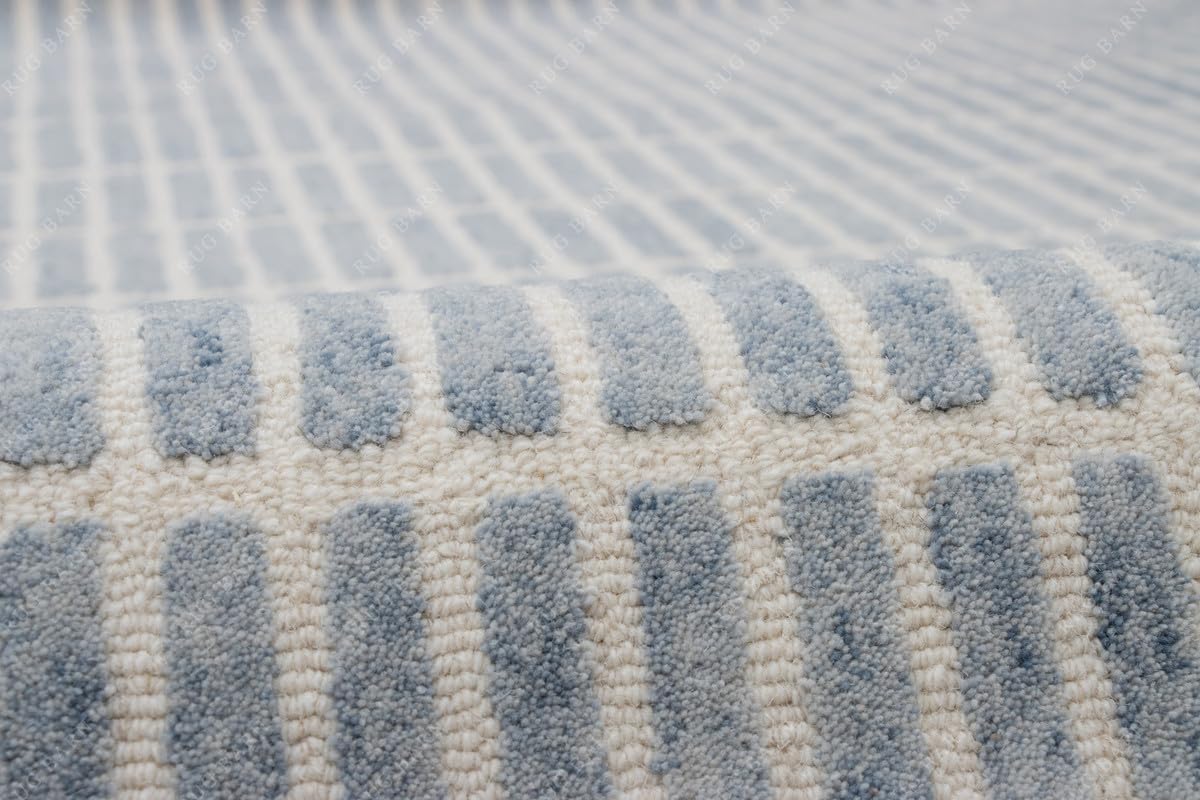 Hand-Tufted Wool Rug 8x8 Ft