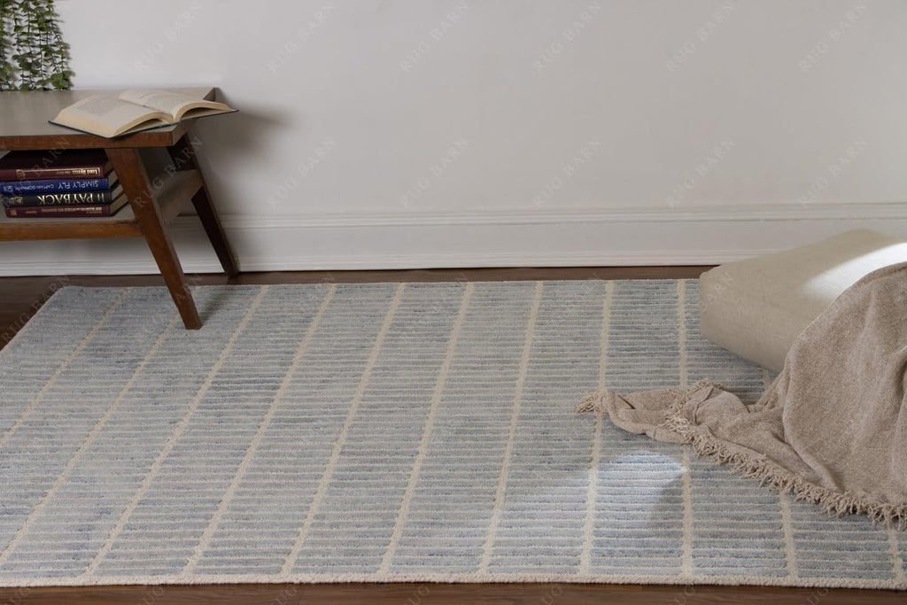 Hand-Tufted Wool Rug 8x8 Ft