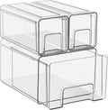 Clear Stackable Storage Drawers