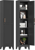 67" Tall Metal Bathroom Storage Cabinet