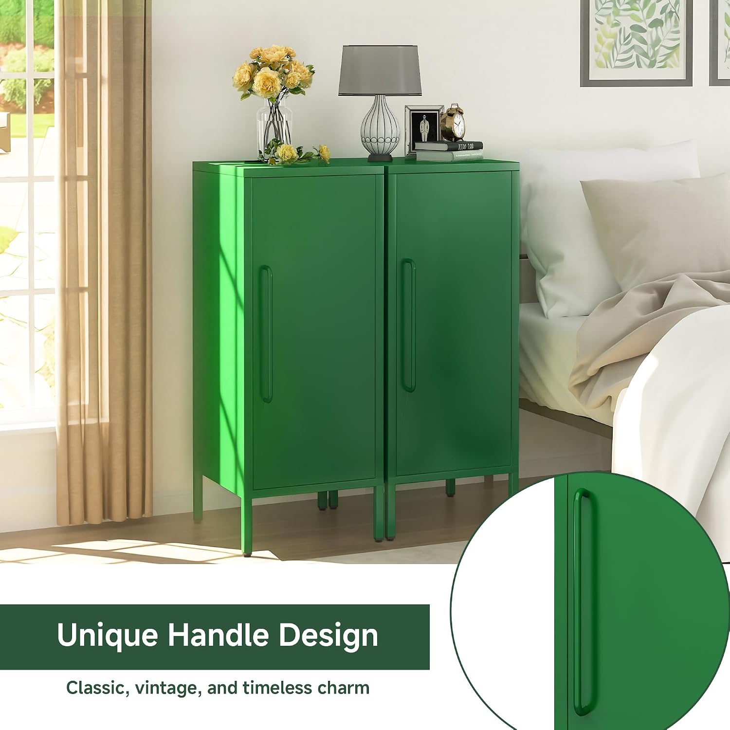 Metal Storage Cabinet 39.5” With Door