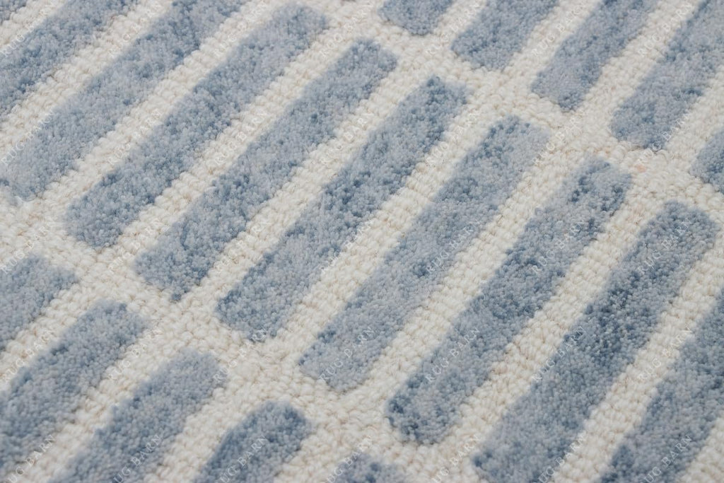 Hand-Tufted Wool Rug 8x8 Ft