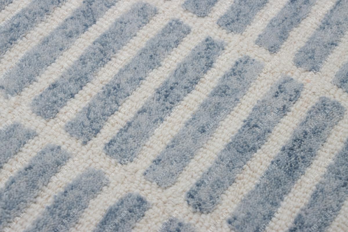 Hand-Tufted Wool Rug 8x8 Ft