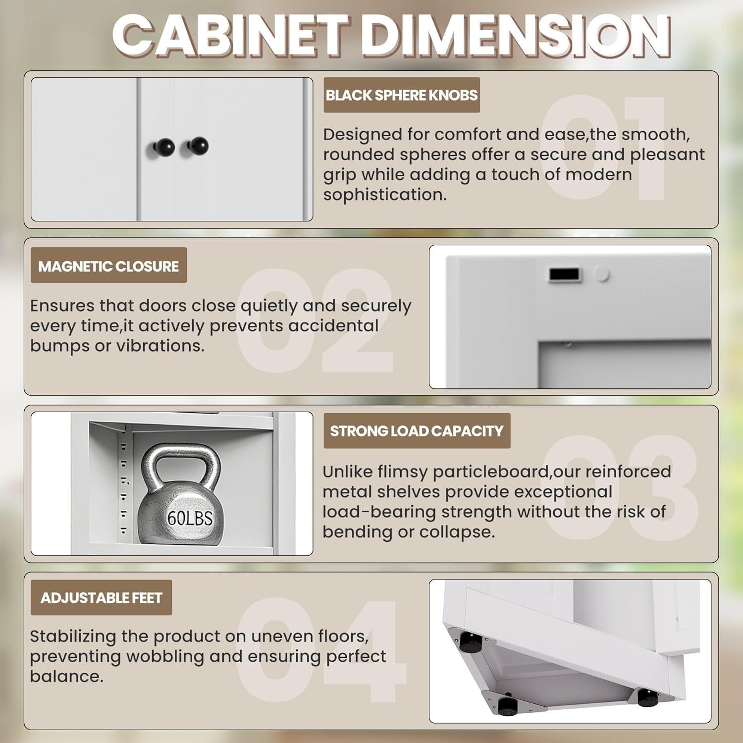 71" Tall Metal Corner Storage Cabinet