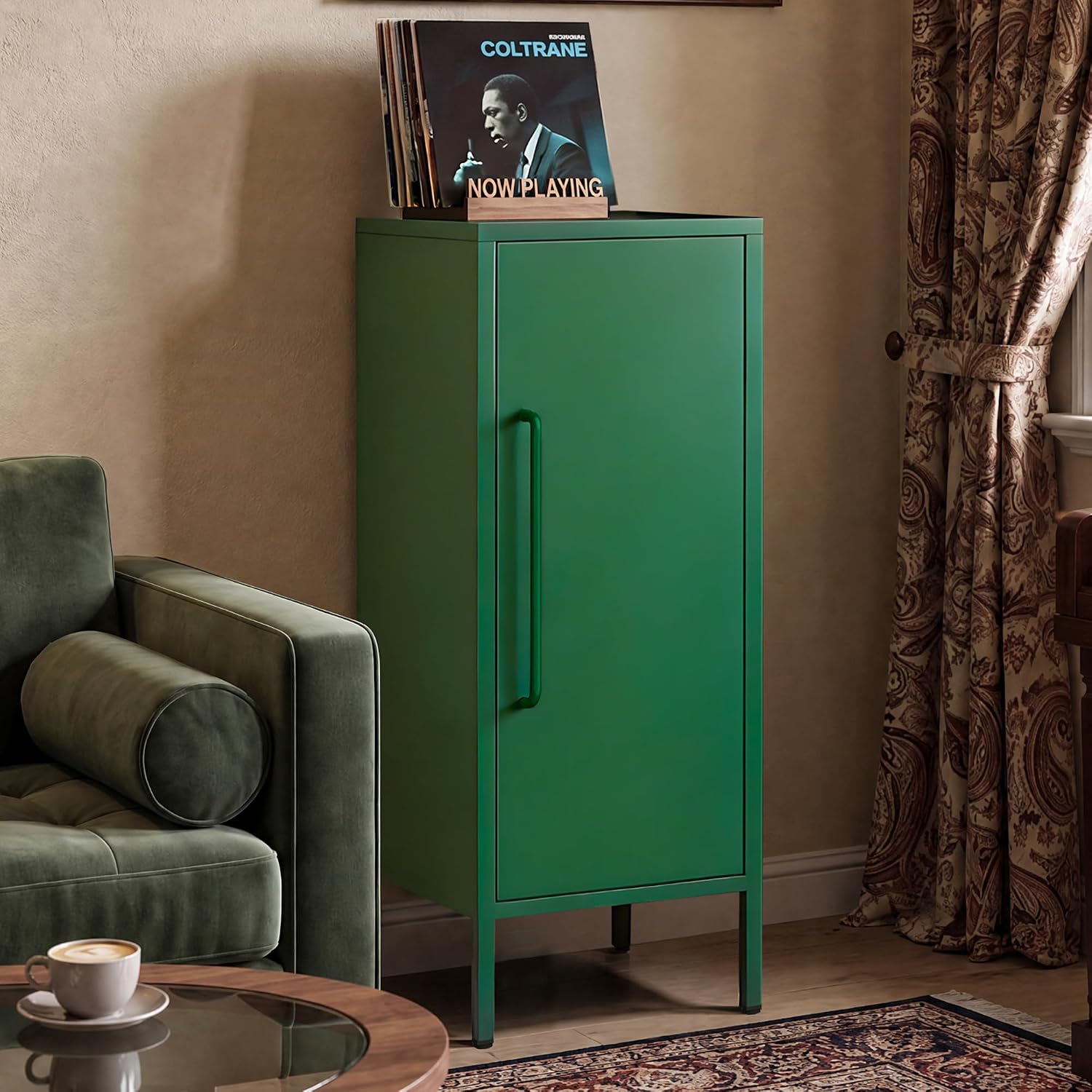 Metal Storage Cabinet 39.5” With Door