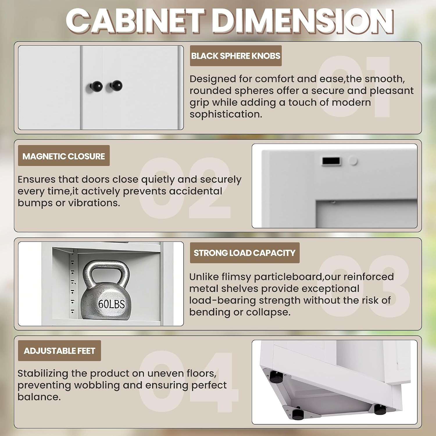 71" Tall Metal Corner Storage Cabinet
