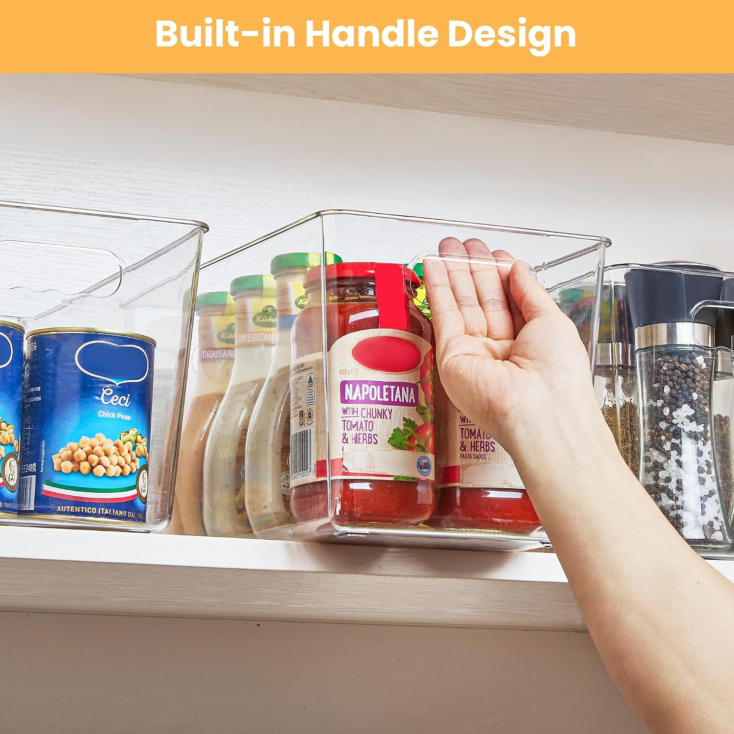 Clear Storage Bins 10 Pack XL