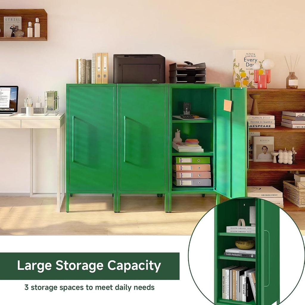 Metal Storage Cabinet 39.5” With Door