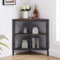 3-Tier Corner Cabinet with Protection Door